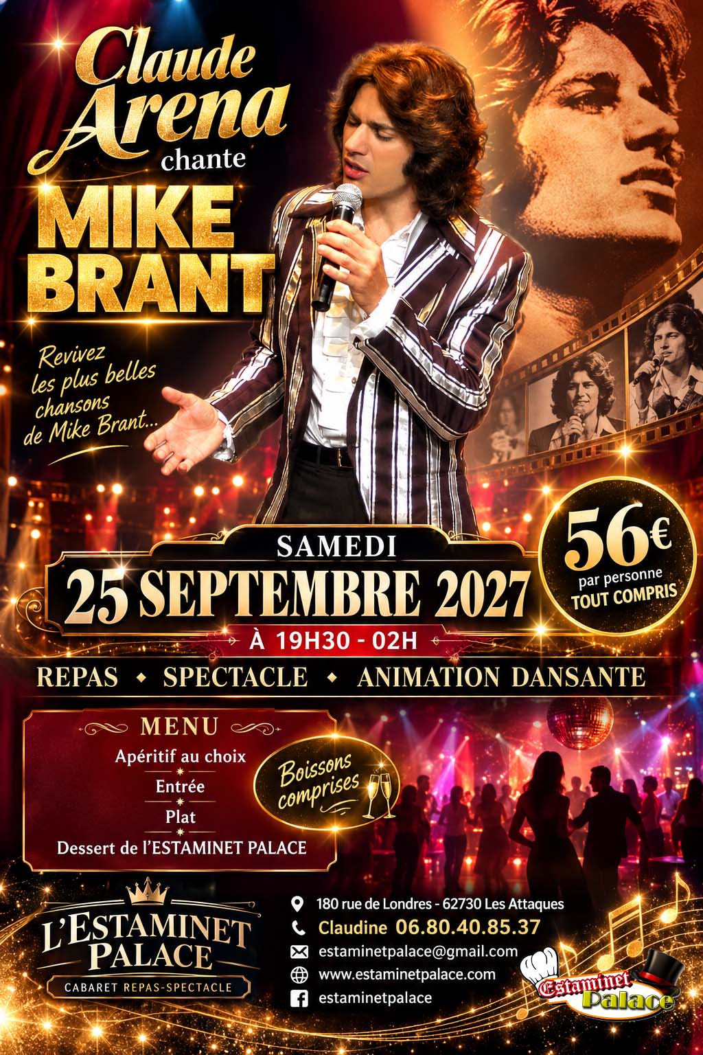 CLAUDE ARENA CHANTE MIKE BRANT