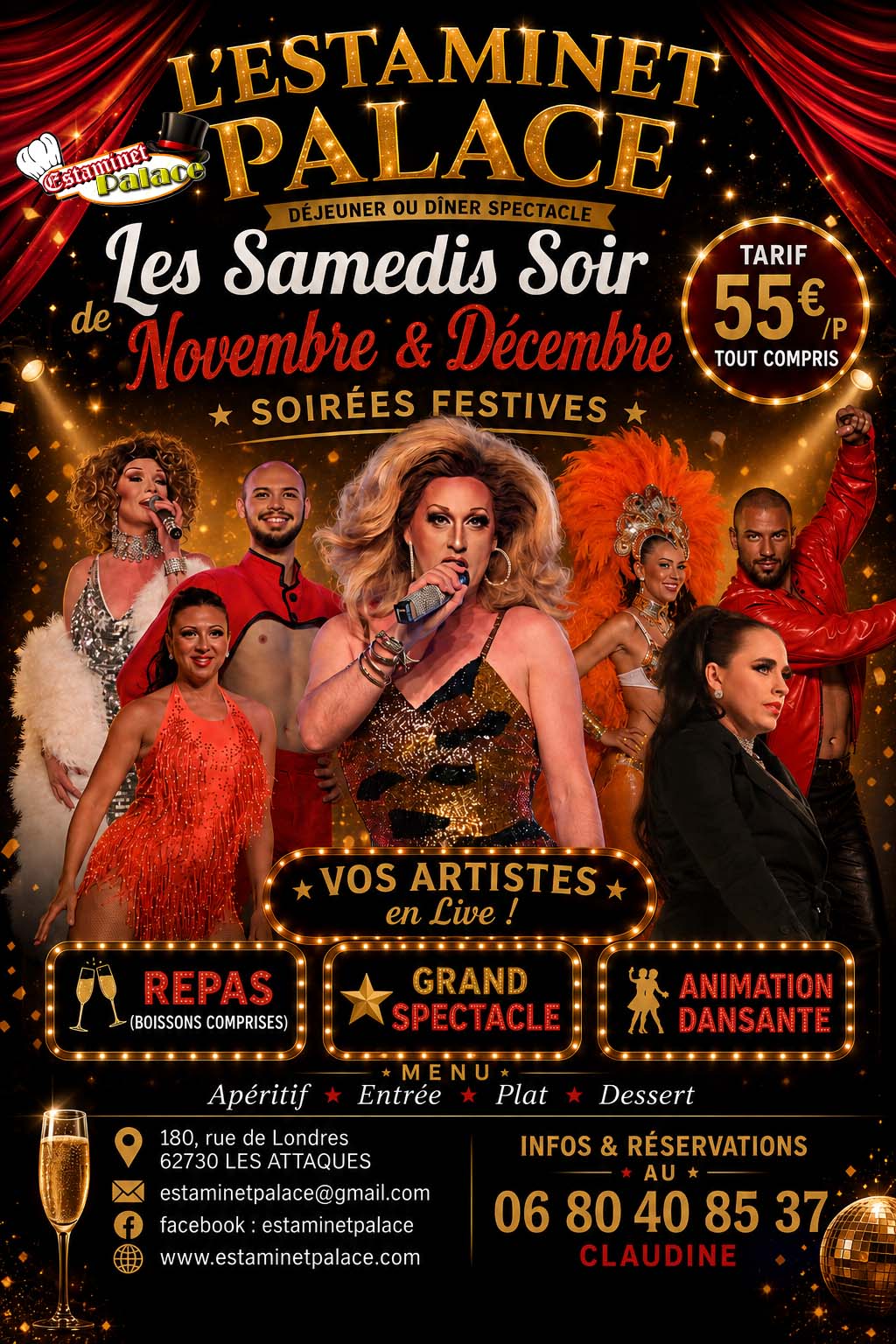 LES SAMEDIS SOIR EN FETE DE NOVEMBRE & DECEMBRE