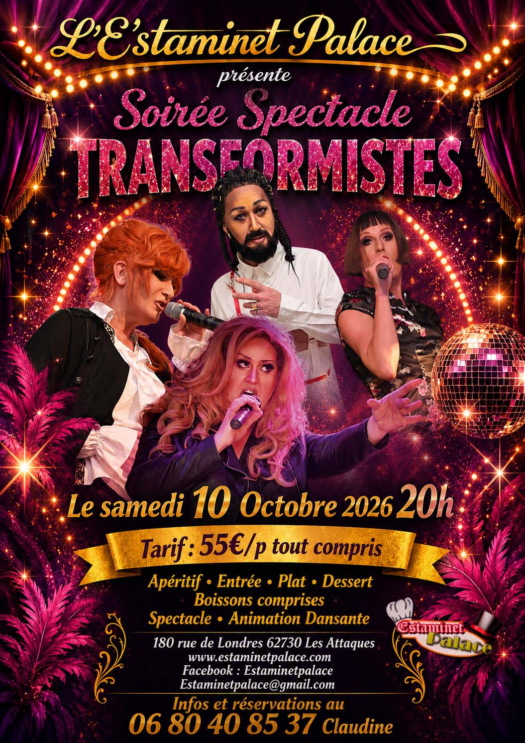 SOIREES BLEUES SOIREES TRANSFORMISTES